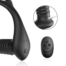 Load image into Gallery viewer, Vibrating Prostate Massager With Penis Ring —— Triple Stimulation