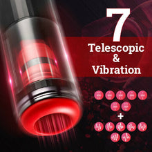 Load image into Gallery viewer, Vibrating Masturbator Designed For Big Cocks —— Red Rose