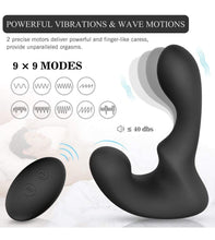 Load image into Gallery viewer, 9-Pattern Vibration Double Motor 30�� Wave-Motion Prostate Massager