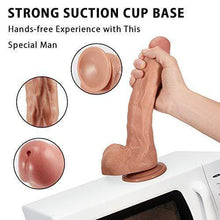 Load image into Gallery viewer, 9.5-Inch Squirting G-spot Ejaculating Dildo with strong suction cup