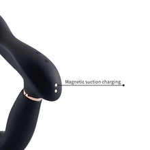 Load image into Gallery viewer, Bill 7X7 Vibrating & Pulsating Balls& Heating Teasing Butt Plug with Cock Ring