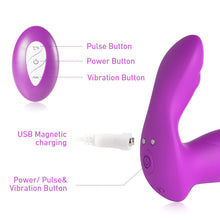 Load image into Gallery viewer, MIRAGE 10 Vibrations 10 Pulses Anal Prostate Massager Remote Control