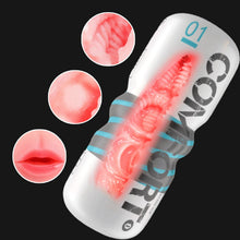 Load image into Gallery viewer, Male waterproof manual masturbator —— realistic inner wall