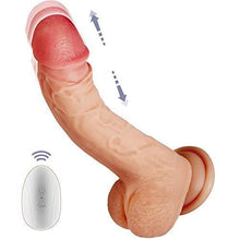 Load image into Gallery viewer, Vibratorjoy 8.5-Inch 8 Mode Vibrating Thrusting Rotating Heating Remote Control Realistic Dildo