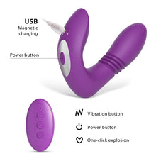 Load image into Gallery viewer, Asisa - Super Powerful 12 Vibrating 3 Thrusting Stimulator