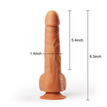 Load image into Gallery viewer, 8.3-Inch Remote Control Telescoping Rotating Dildo