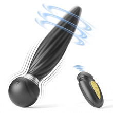 Load image into Gallery viewer, DAISY 7 Vibrating & 7 Head Rotating Remote Prostate Anal Butt Plug