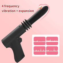 Load image into Gallery viewer, Woman Telescopic Vibrator Men G Spot Anal Pussy Gun Dildo Toy