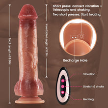 Load image into Gallery viewer, MASK Classic 9-Vibration&3-Thrusting Swing&Heat Realistic Dildo 8.66 Inch