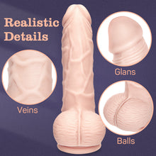 Load image into Gallery viewer, 8 Inch Quick Orgasm Rotating Dildo