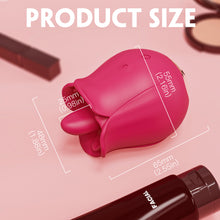 Load image into Gallery viewer, Rose Tongue Vibrator
