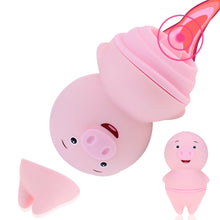 Load image into Gallery viewer, Cute pig cunnilingus vibrator