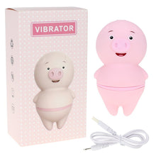 Load image into Gallery viewer, Cute pig cunnilingus vibrator