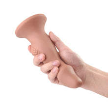 Load image into Gallery viewer, 8.1-Inch Silicone Lattices Design Suction Base Dildo