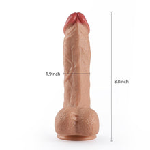 Load image into Gallery viewer, 9.4-Inch Remote Control 20-Frequency Rotating Vibrating 9.4 Inch Dildo