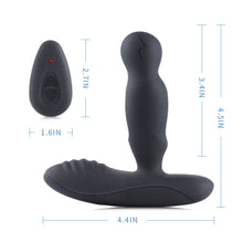 Load image into Gallery viewer, LEVETT E-Stim 360 Rotation Vibrating Prostate Anal Plug with Remote Control