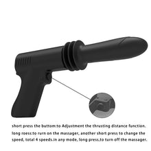Load image into Gallery viewer, Woman Telescopic Vibrator Men G Spot Anal Pussy Gun Dildo Toy