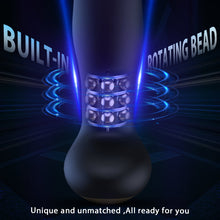 Load image into Gallery viewer, Black Panther 8-frequency Vibrating Bead-rotating Prostate Massager