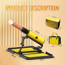 Load image into Gallery viewer, Leather Bag 1.0 Female Sex Machine Masturbation Pumping Gun With Dildos
