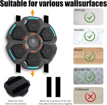 Load image into Gallery viewer, Music Boxing Machine,Wall Mounted Smart Bluetooth Music Boxing Machine with Gloves,Music Punching Machine,Music Boxing Target Workout Punching Equipment for Adults Kids Home Indoor and Gym
