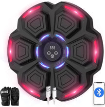Load image into Gallery viewer, Music Boxing Machine,Wall Mounted Smart Bluetooth Music Boxing Machine with Gloves,Music Punching Machine,Music Boxing Target Workout Punching Equipment for Adults Kids Home Indoor and Gym
