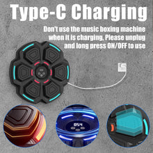 Load image into Gallery viewer, Music Boxing Machine,Wall Mounted Smart Bluetooth Music Boxing Machine with Gloves,Music Punching Machine,Music Boxing Target Workout Punching Equipment for Adults Kids Home Indoor and Gym
