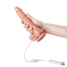 Load image into Gallery viewer, JEUSN 8.7-Inch Wired Remote Vibration Rotation Dildo
