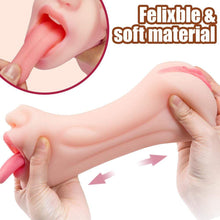 Load image into Gallery viewer, 【B3G1F】5.9-Inch Realistic Mouth with 3D Teeth and Tongue Pocket Pussy
