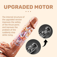 Load image into Gallery viewer, With remote control in automatic heating retractable dildo - 10 kinds of vibration
