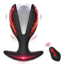 Load image into Gallery viewer, Monster Expansion Anal Plug with Electric Shock Pulse Vibrator
