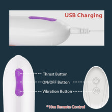 Load image into Gallery viewer, Cal-8 Thrusting Rotating Vibrating Multi-angle Heating Remote Control Sex Machine
