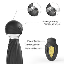 Load image into Gallery viewer, DAISY 7 Vibrating &amp; 7 Head Rotating Remote Prostate Anal Butt Plug
