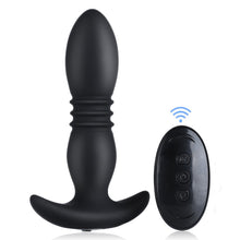 Load image into Gallery viewer, Butt Plug Filling Telescoping Vibrating with Remote Control

