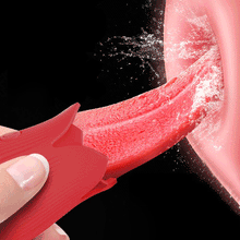Load image into Gallery viewer, Upgraded Rose - 20 Frequency Tongue Licking Vibrator
