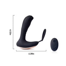 Load image into Gallery viewer, Remote Control 7-Frequency Vibration Prostate Stimulator with Penis Ring
