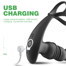 Load image into Gallery viewer, Telescopic double-ring lock fine hindquarters telescopic remote control wireless
