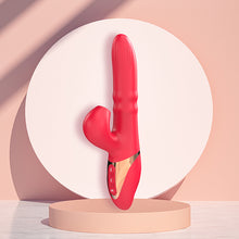 Load image into Gallery viewer, Flowers slide and stretch for seconds.  lick and suck. Masturbation. Massager. Vibrating rod.
