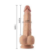 Load image into Gallery viewer, 7.7-Inch Speed Telescoping 10-Frequency Vibration Heat Remote Control Dildo
