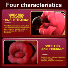 Load image into Gallery viewer, Elevate Your Intimacy with Big Mouth Tongue Vibrator: A Sex Toy for Women with Powerful Suction and Blowing Capabilities
