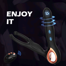 Load image into Gallery viewer, 3 IN 1 Wireless Remote Control Male Prostate Massager
