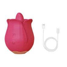Load image into Gallery viewer, Rose Tongue Vibrator
