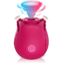Load image into Gallery viewer, Rose Suctional Vibrator
