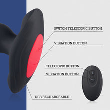 Load image into Gallery viewer, INVADER 3 Thrusting 10 Vibrations Anal Plug with Remote Controller
