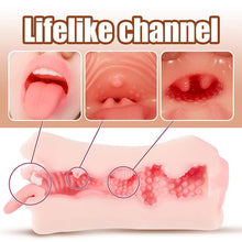 Load image into Gallery viewer, 【B3G1F】5.9-Inch Realistic Mouth with 3D Teeth and Tongue Pocket Pussy
