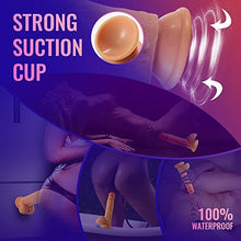 Load image into Gallery viewer, 8.3-Inch 4 in 1 Thrusting Rotation Vibrating Heating Lifelike Dildo
