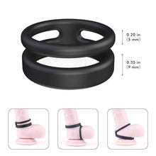 Load image into Gallery viewer, Bigger And Stronger Dual Penis Ring ——Portable
