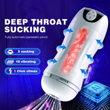 Load image into Gallery viewer, Moaning sucking vibrating male masturbator

