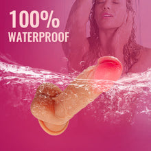Load image into Gallery viewer, 8.3-Inch 4 in 1 Thrusting Rotation Vibrating Heating Lifelike Dildo
